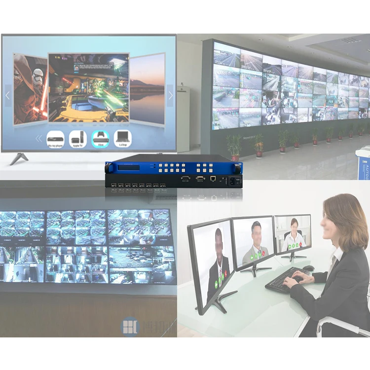 Матричный Коммутатор Hdmi 4x8 8x8 EDID RS232 8 дисплеев матричный коммутатор 4k