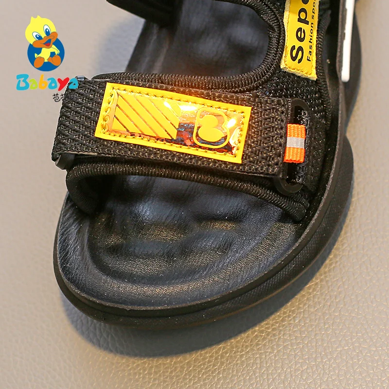 30099  Summer soft fashion sequin patchwork Kids sneaker Sandals Shoes For Children