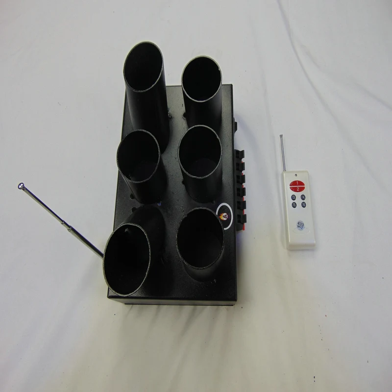 6 Cues ELT06R Wireless Remote Control Firing System For Cold Fountain Stage Fireworks With Rapid Fire And Fire All