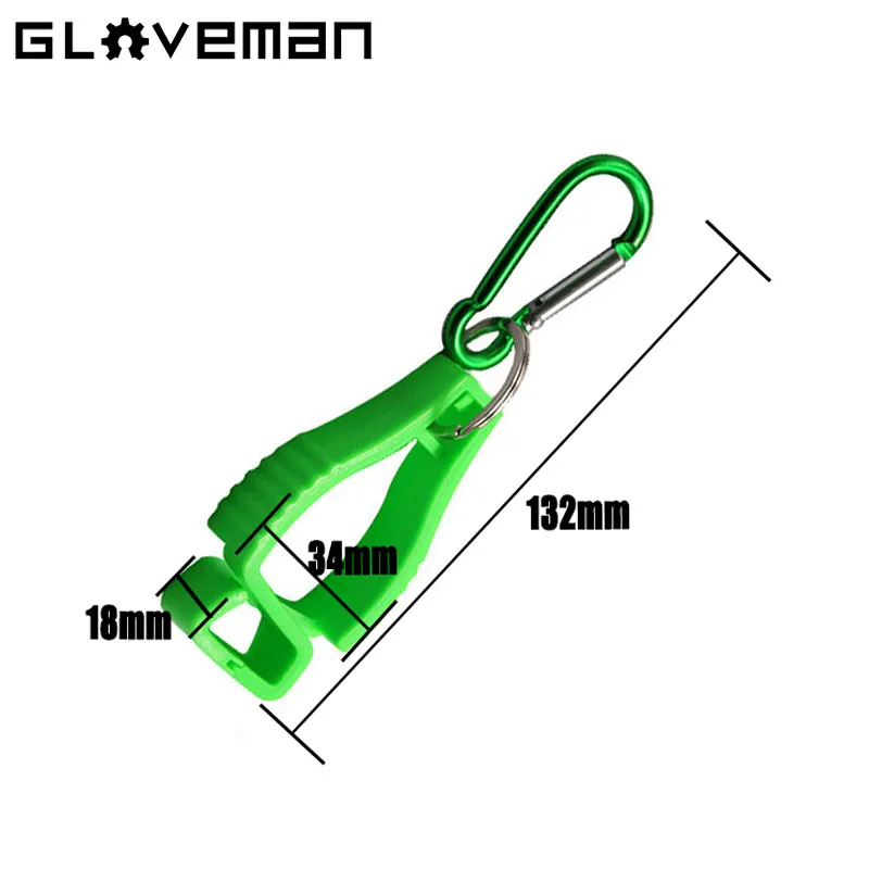 GLOVEMAN POM plastic safety work gloves Anti lost Clip Construction Non Slip Fixing Buckle Hook Grabber gloves Holder clip