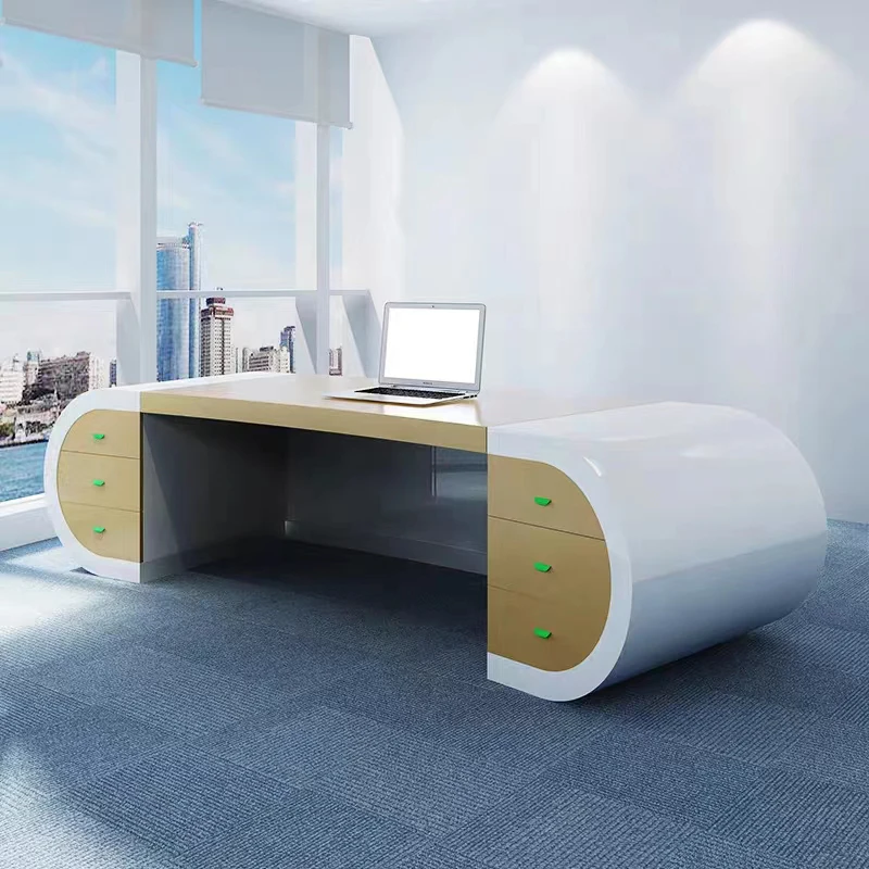 High end wooden escritorios executive desk de oficina big mdf boss ceo executive office furniture tables