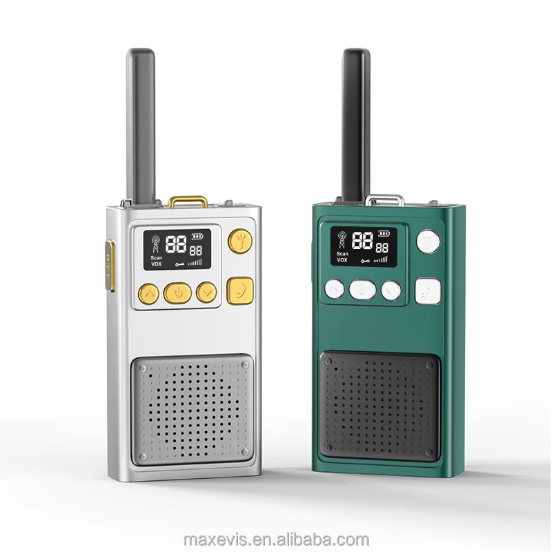 New Fashion Foldable Antenna 5KM Long Ran Two-Way Radio Handheld Walkie Talkie for Kids and Adults Versus BOAFENG 888S