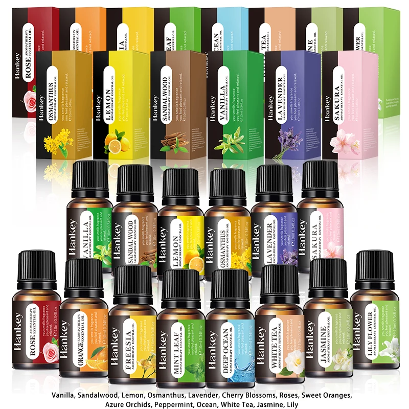 High Quality Water Soluble Essential Oil Aromatherapy Perfume for Diffuser Humidifier Jasmine with Vanilla Scent