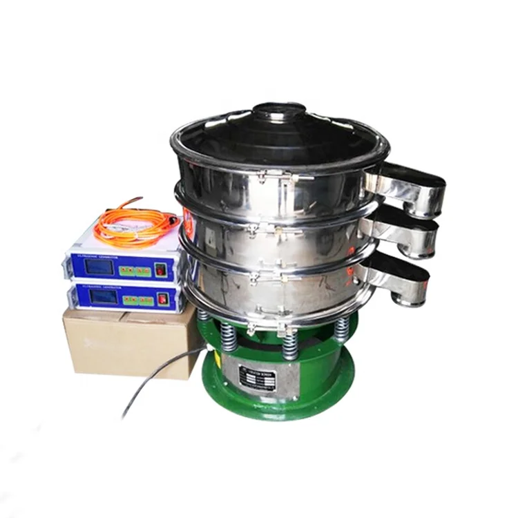 
Industrial Mini Circular Ultrasonic Vibrating Screen Sieve Machine For Guarana Powder 