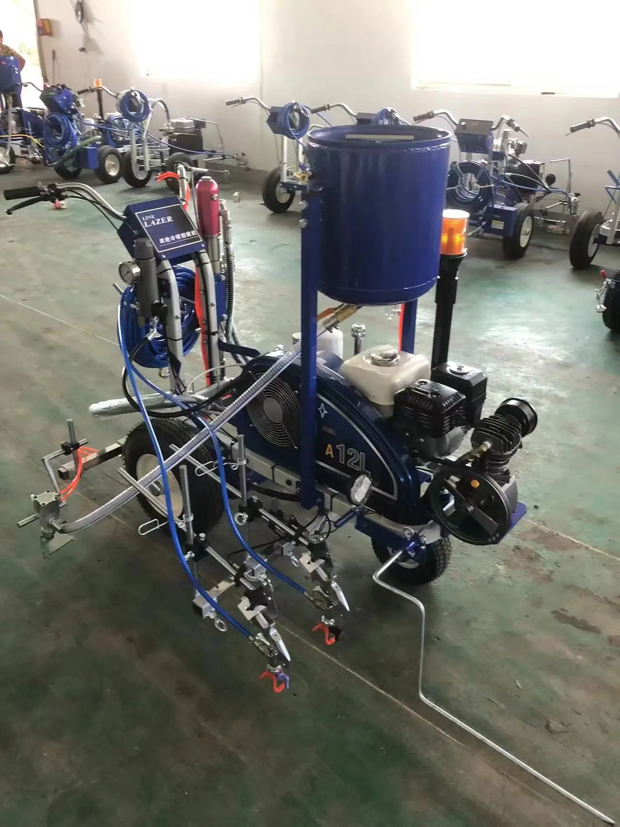 Quick & smooth painting guns cold spray road Line marker machine road marking equipment ltd