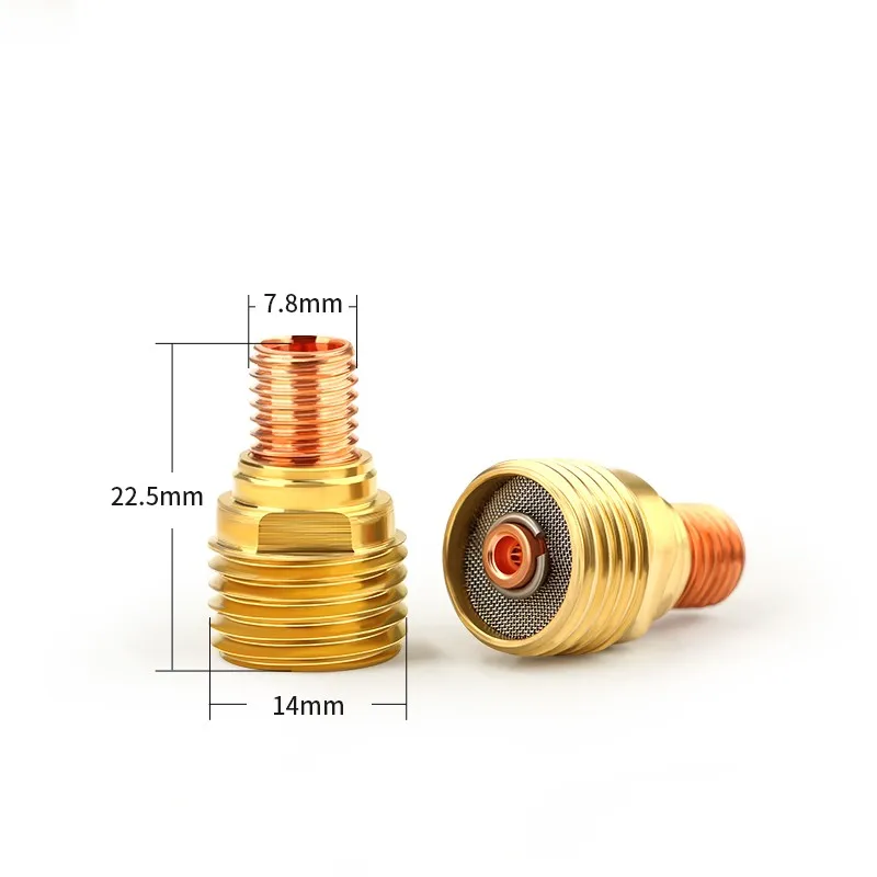 Tig wp9 Gas Lens Collet Body Stubby Welding Part  For Wp9 Tig Torch small Gas Lens Welding Torch Accessories