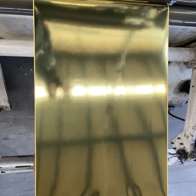 Wholesale  Metallic Paper  Metallized PET Duplex Board To Make  Cake Board Silver Wood Pulp Metallic Paper Sheet, One Sided