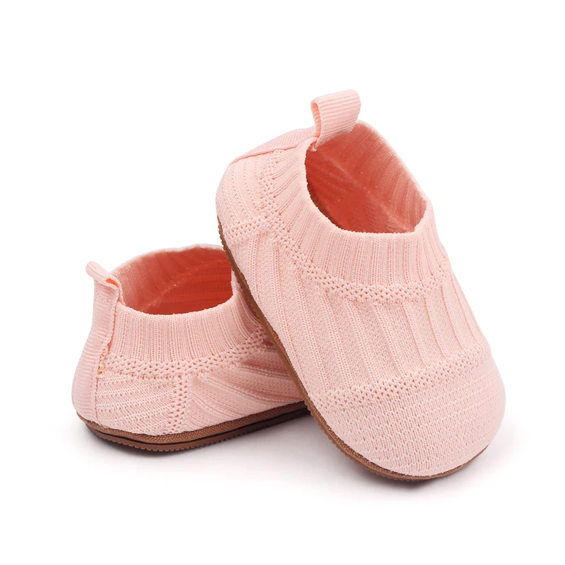 Hot Selling Baby Shoes Slip-On TPR Sole Unisex Baby Shoes 2023