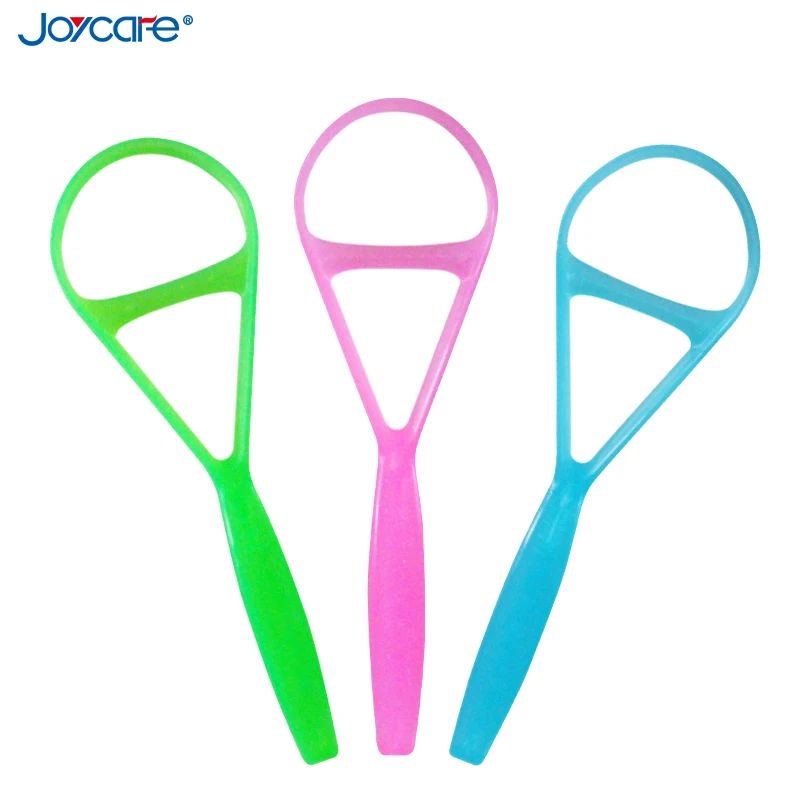 Free Sample Plastic Tongue Scraper Tongue Cleaning Oral Care Daily Clean