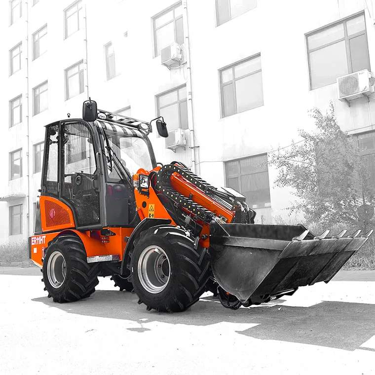 Everun high quality ER11HT 800kg farm road small front telescopic mini wheel loader