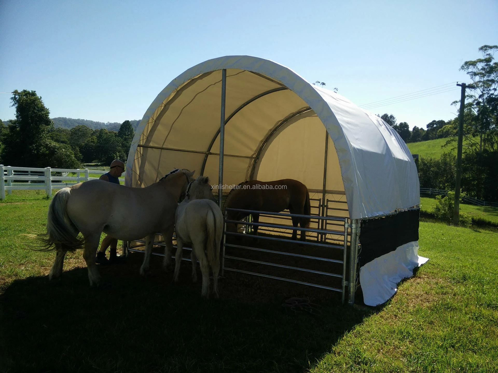 6m Suihe Factory direct sale animal shelter horse stable livestock tent