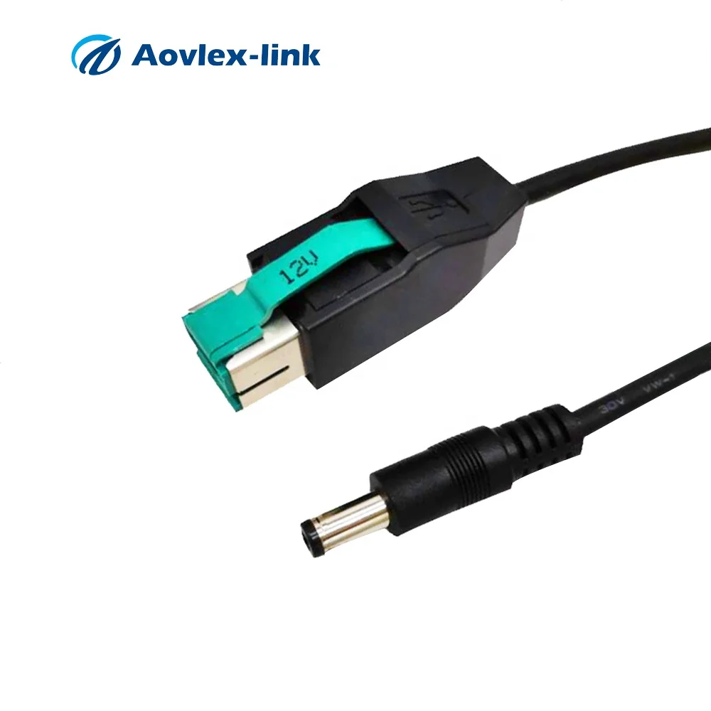 Best продавцы 12 В usb питание к DC5.5x2.1 plug POS системы данных Kabel