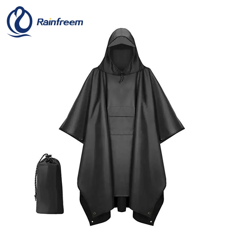 Eco-friendly high quality  waterproof raincoat trench poncho 100% waterproof guarantee for outdoor