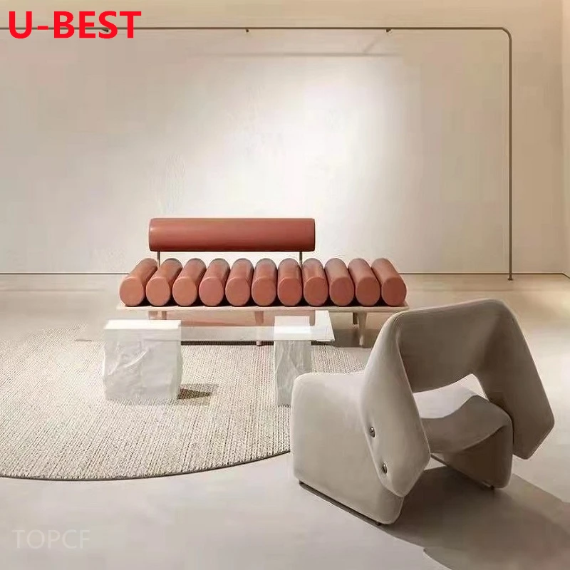U-Best   Italian Designer Long Bench Bed End Stool Luxury Sofa Couch Canape Divano Kanepe Muebles Furniture Living Room