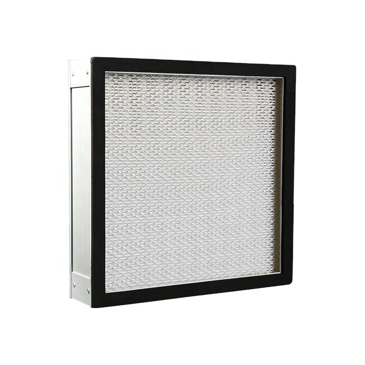 H13 H14 610x610x69 mini pleated air cleaner portable panel air filter HEPA filter
