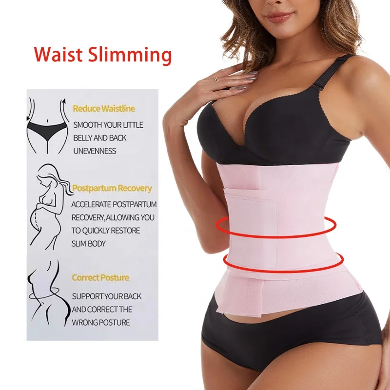 Wholesale Compression Belt Women Workout Waist Cincher Back Support Belt Elasticity Band Tummy Control Waist Trainer Shaper