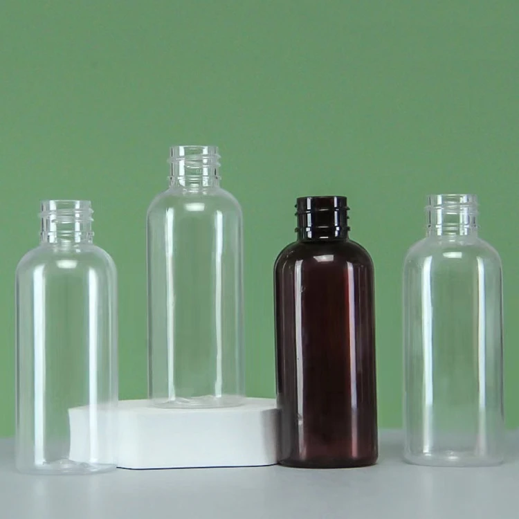 Оптовая продажа прозрачные пластиковые бутылочки для шампуня душа с откидной крышкой