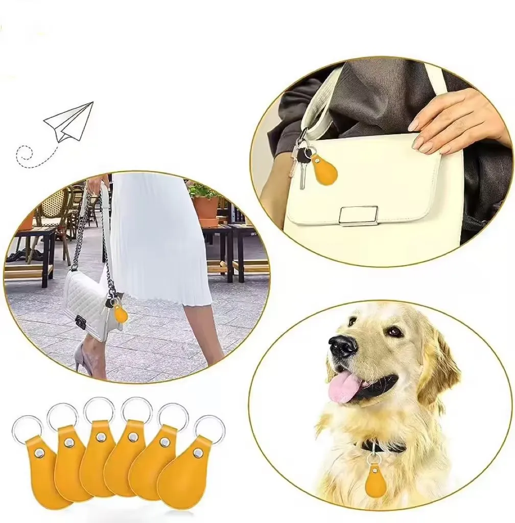 Hot Sales High Quality RFIDNFC Custom PU Leather Keychain DIY Car Pendant Gift Personalized customization Engraving Logo Keyring