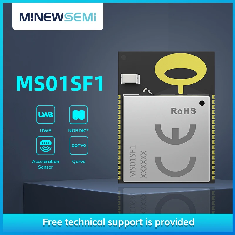 Nordic nRF52833 Decawave DW3120 Indoor Location BLE UWB Combo Module