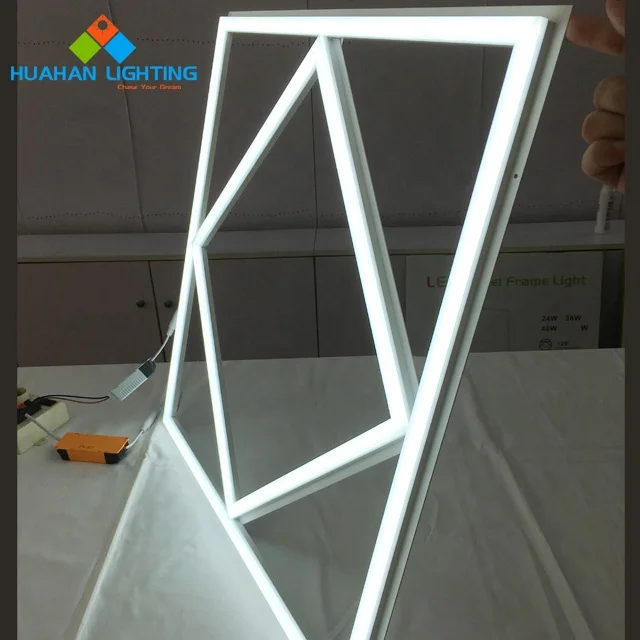 Huahan 2021 New led lattice back lite panel frame light meeting office room lighting 60x60 60W