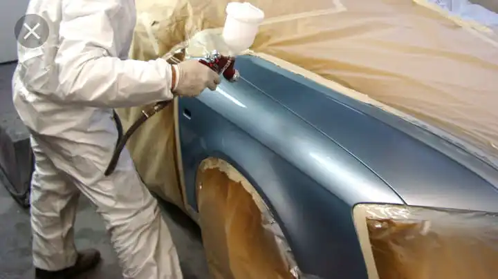 Low viscosity & high solidity good leveling property full paint film gloss and color retention auto body repair paint usage