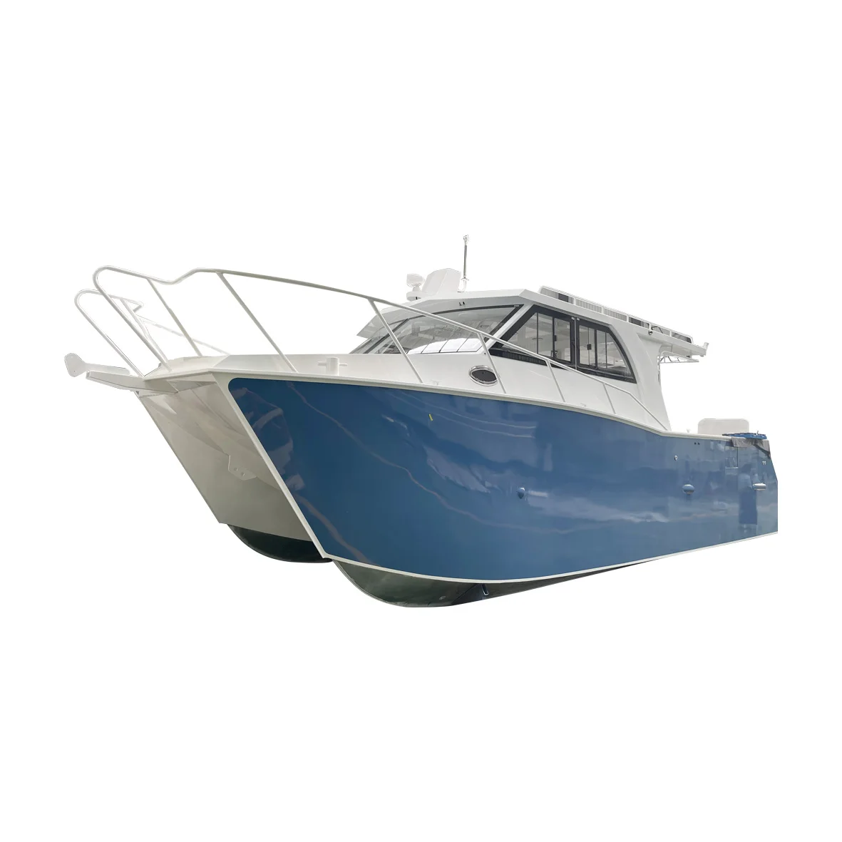 Aluminum Ocean Yacht Speed Boat 10m Catamaran Welded Aluminium Fishing Boat for sale