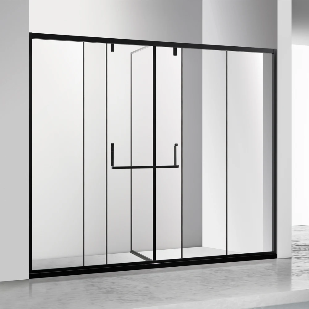 Diamond Shape Custom Made Modern Design Tempered Glass Steam Sauna Shower Room with Lighting