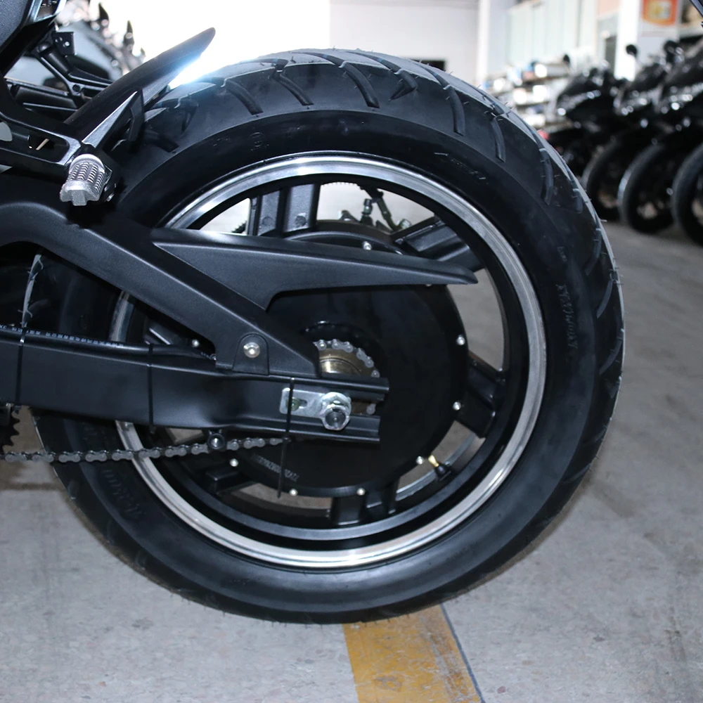 
frame scrambler aluminium high performance Lead acid 72V40Ah 2000W electric motorcycle 