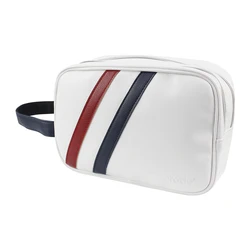 Customized Logo Premium PU Leather Golf Ball Pouch Golf Bag