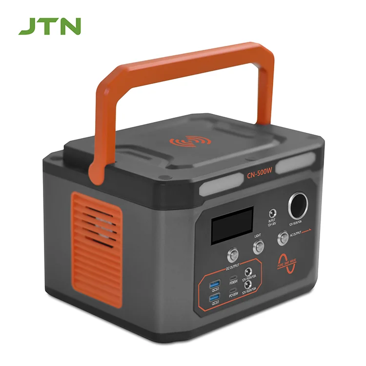 Outdoor Portable Lifepo4 Solar Power Generator 500W QC 3.0 Fast Charging Power Station