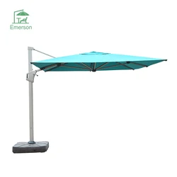 2022 New Design 8 Ribs Deluxe Patio Cantilever Umbrella Full Aluminum Windproof Outdoor Umbrella Patio Umbrella