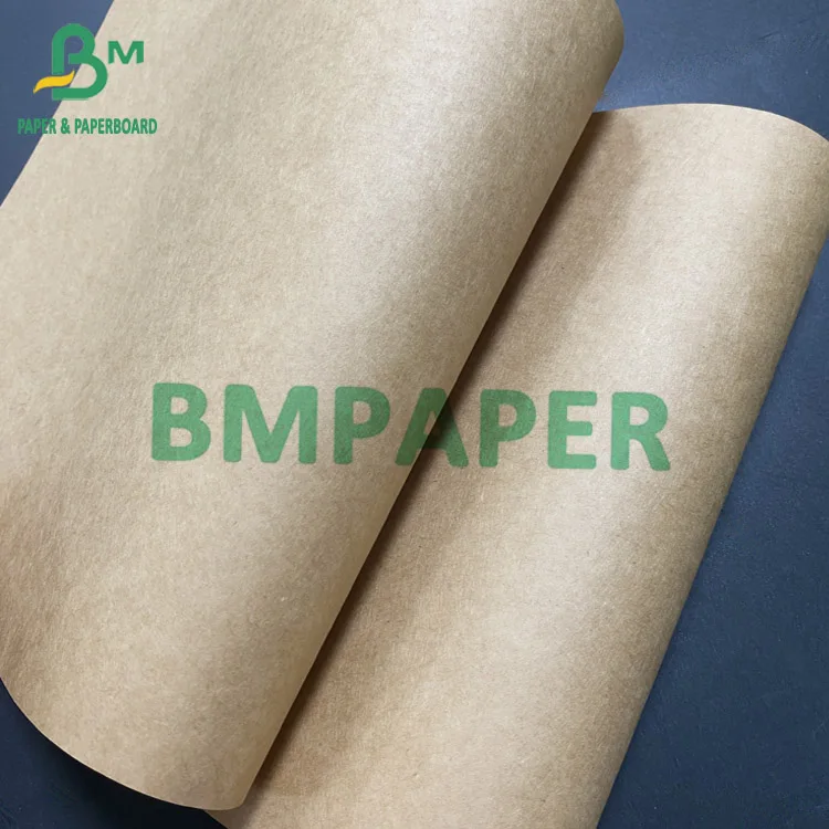 Brown / White Virgin Kraft Paper 90gram 102cm Wide For Cement Bags