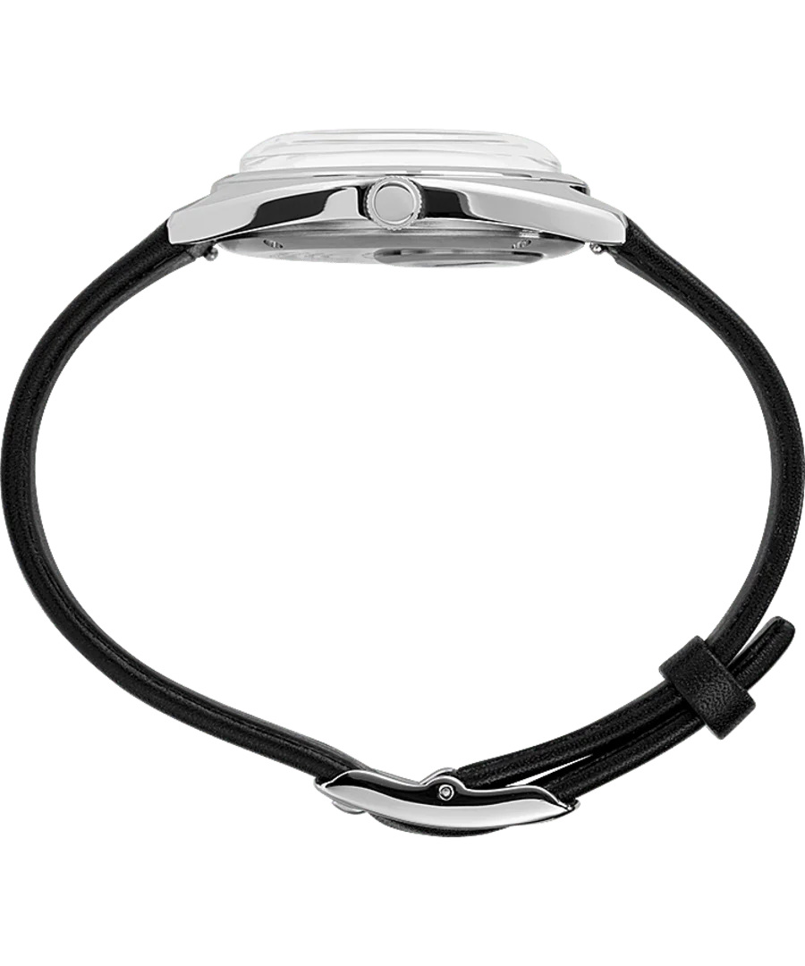 Stylish Dual calendar Domed Sapphire Glass Crystal Wrist Watch for men