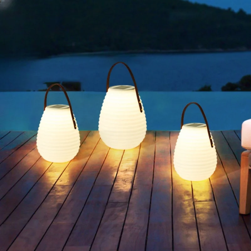 New Design Portable Camping Lamp Screw Thread Charging Hanging Lamps Emergency Lighting Bright Camping Tent Night Lights