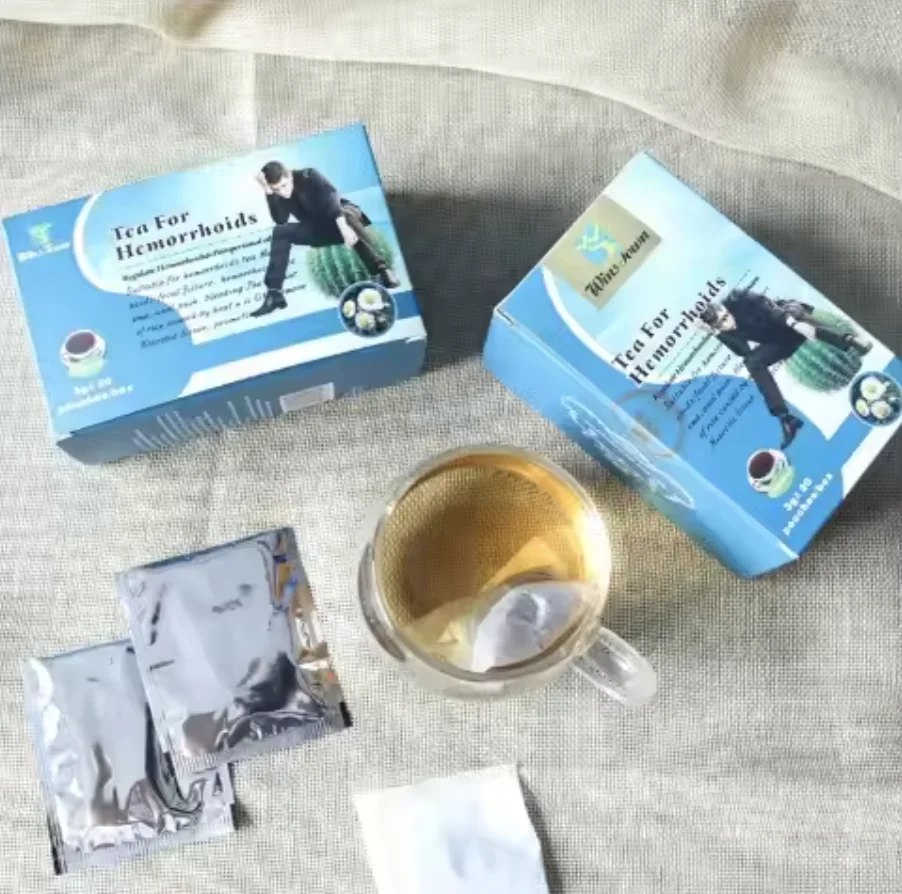 Custom wholesale Chinese green herbs tea Natural organic herbal tea for hemorrhoids