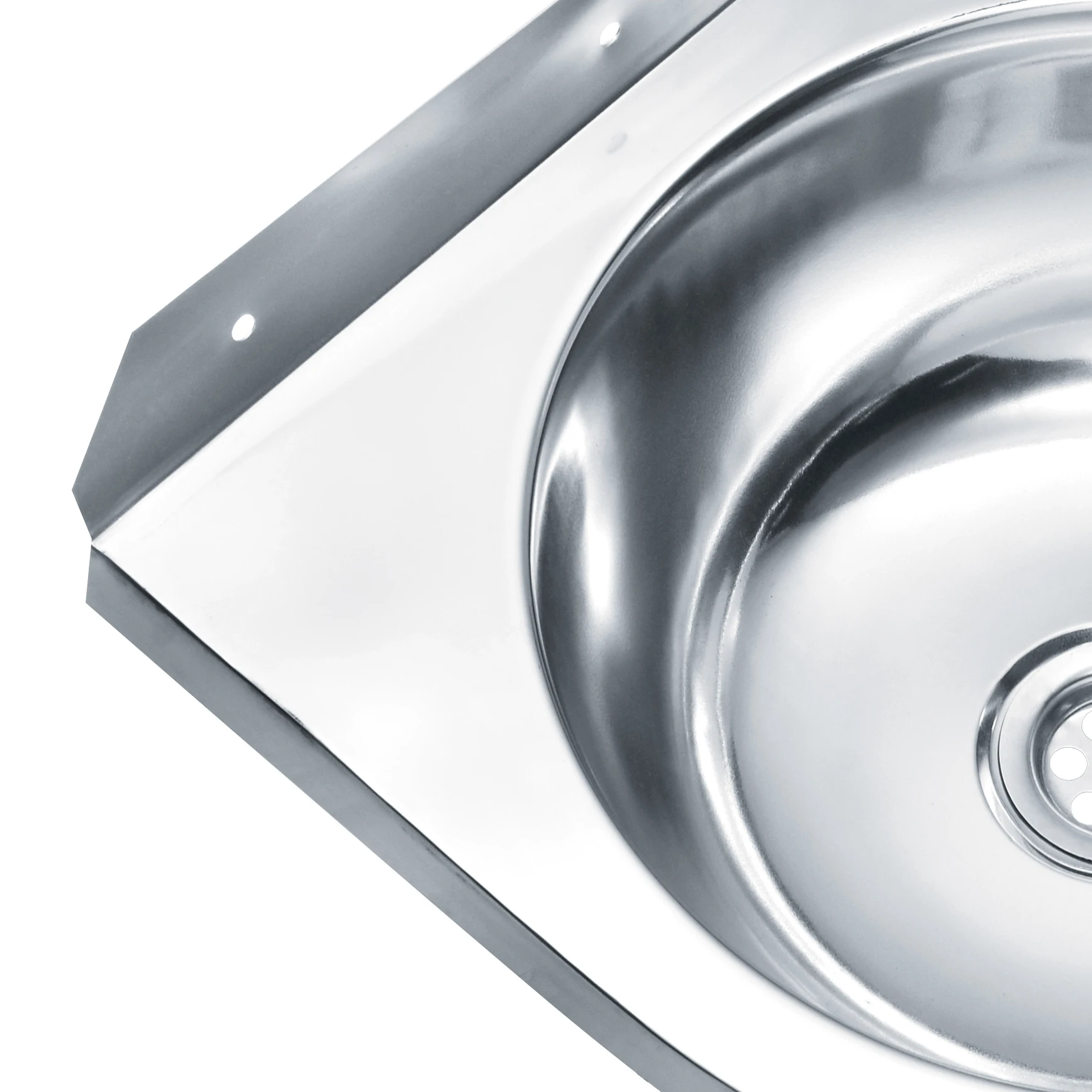 SUS 201 cheap price single Portable Sink Triangle Kitchen Sink Triangle Wash Sinks