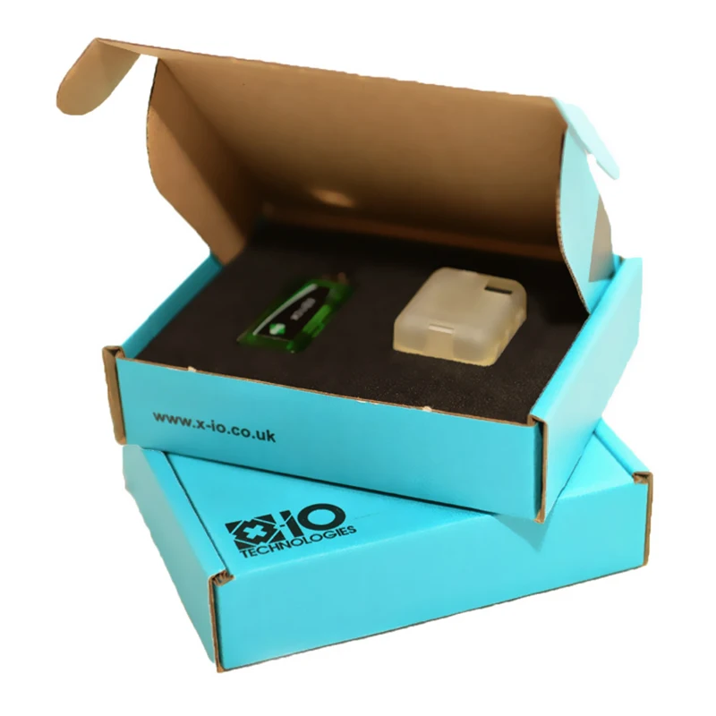  custom logo Black magnetic flip top rigid gift box with foam insert for USB flash drive packaging