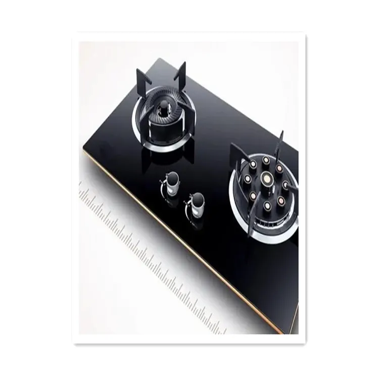 burner gas stove tempered glass