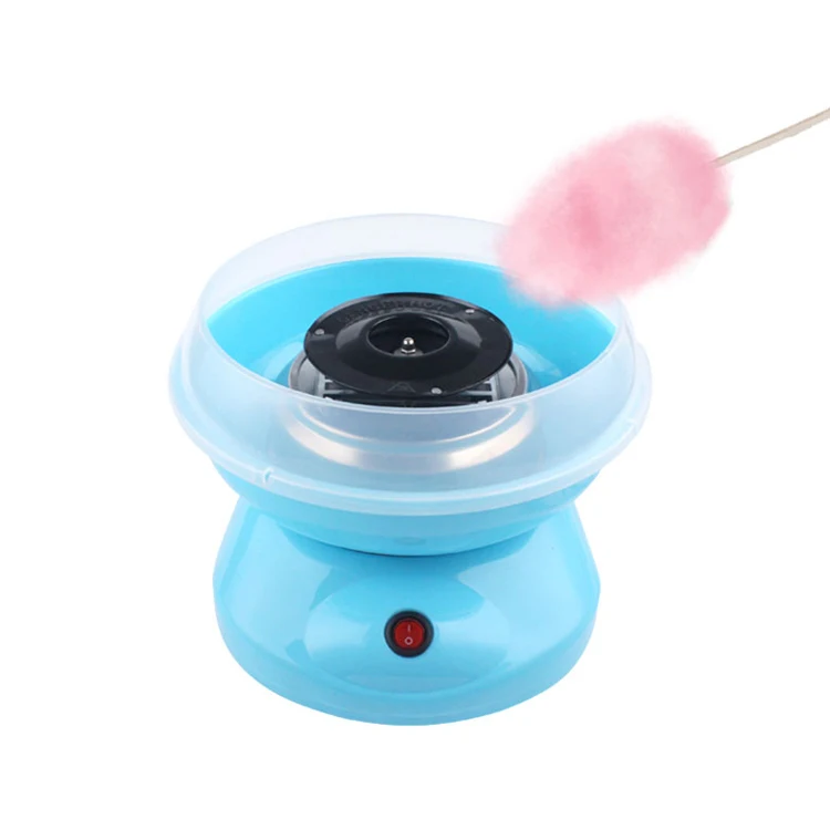 Mini Blue Portable Electric DIY Sweet Cotton Candy Maker Other Snack Machines Cotton Candy Machine For Sale
