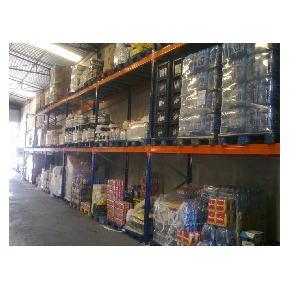 Сверхмощный стеллаж для складских поддонов