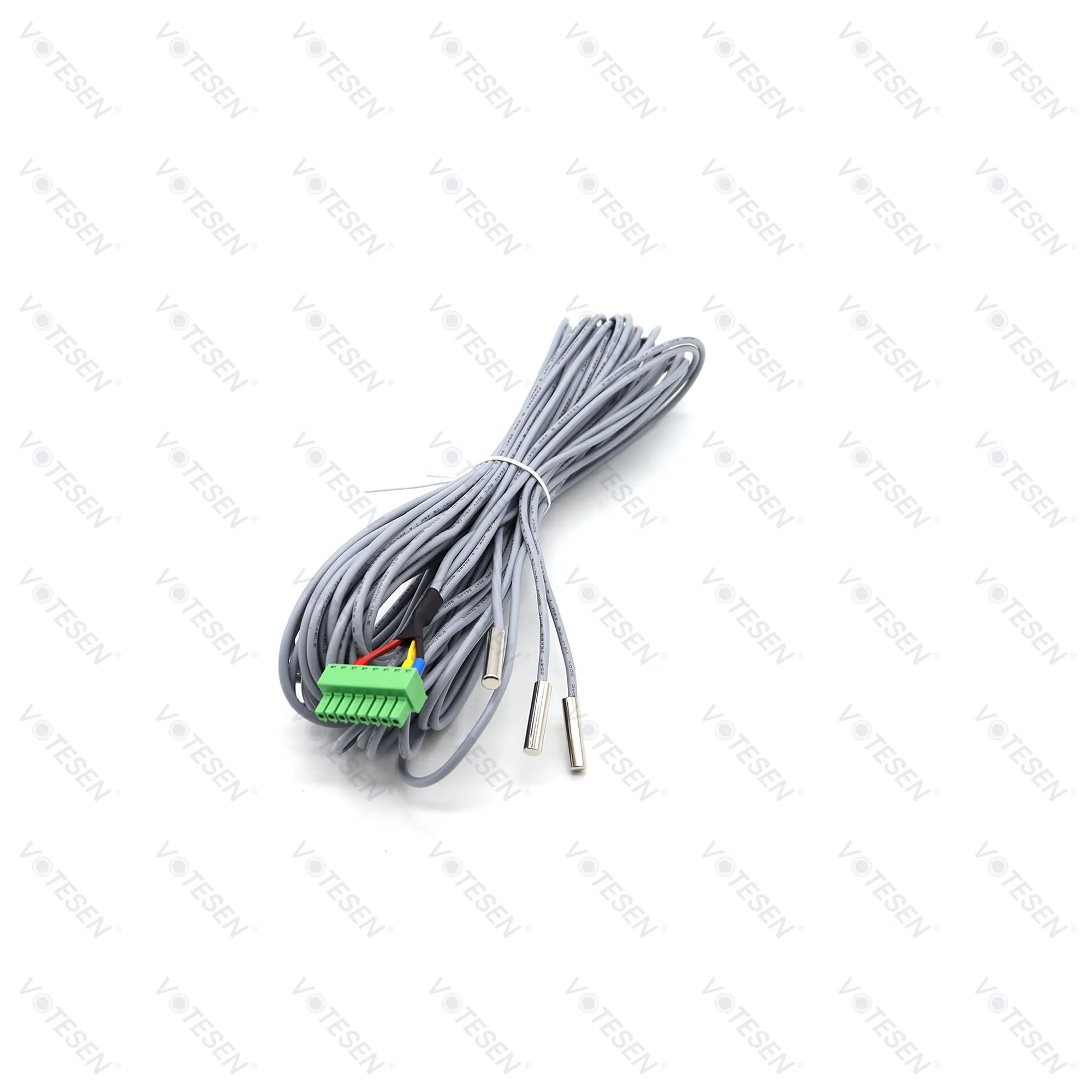Waterproof DS18B20 Temperature Sensor with 2 Pole Silicone Cable