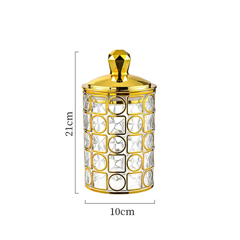 Factoy Wholesale Storage Jars with Lid Candy Christmas Food Snacks Tea Spice Cereal Container Kitchen Storage Can Decoration