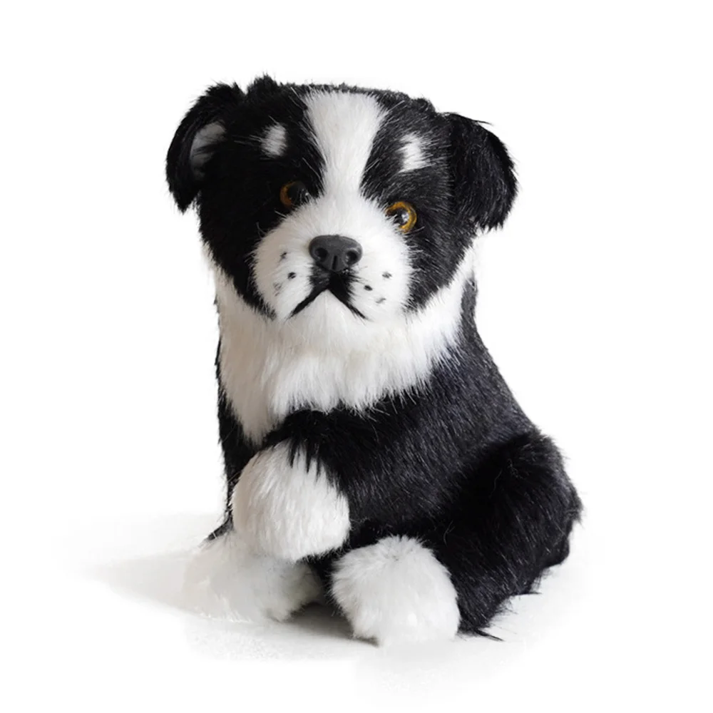 High Quality Golden Retriever Rottweiler Real Plush Dog Puppy Mini Stuffed Animal Lifelike Plush Dog Toys