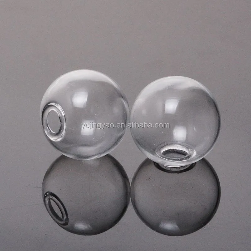  Лампворк ручной работы маленький прозрачный стеклянный шар с отверстиями