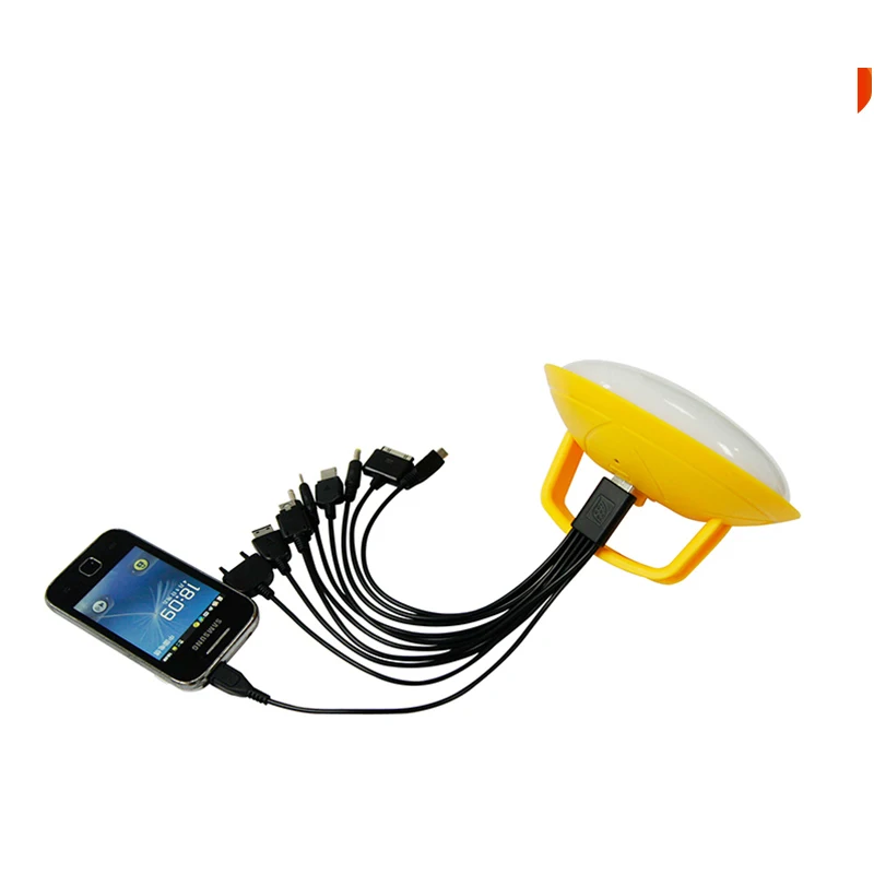 Солнечный фонарь с USB для телефона зарядки аккумуляторной батареи 2 Led аварийная лампа внесетевой