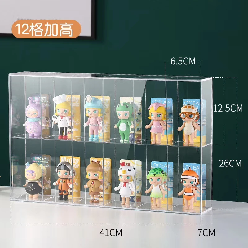 Transparent Factory customize  Perspex Acrylic toy  Display case action   figure display cabinet for collectibles