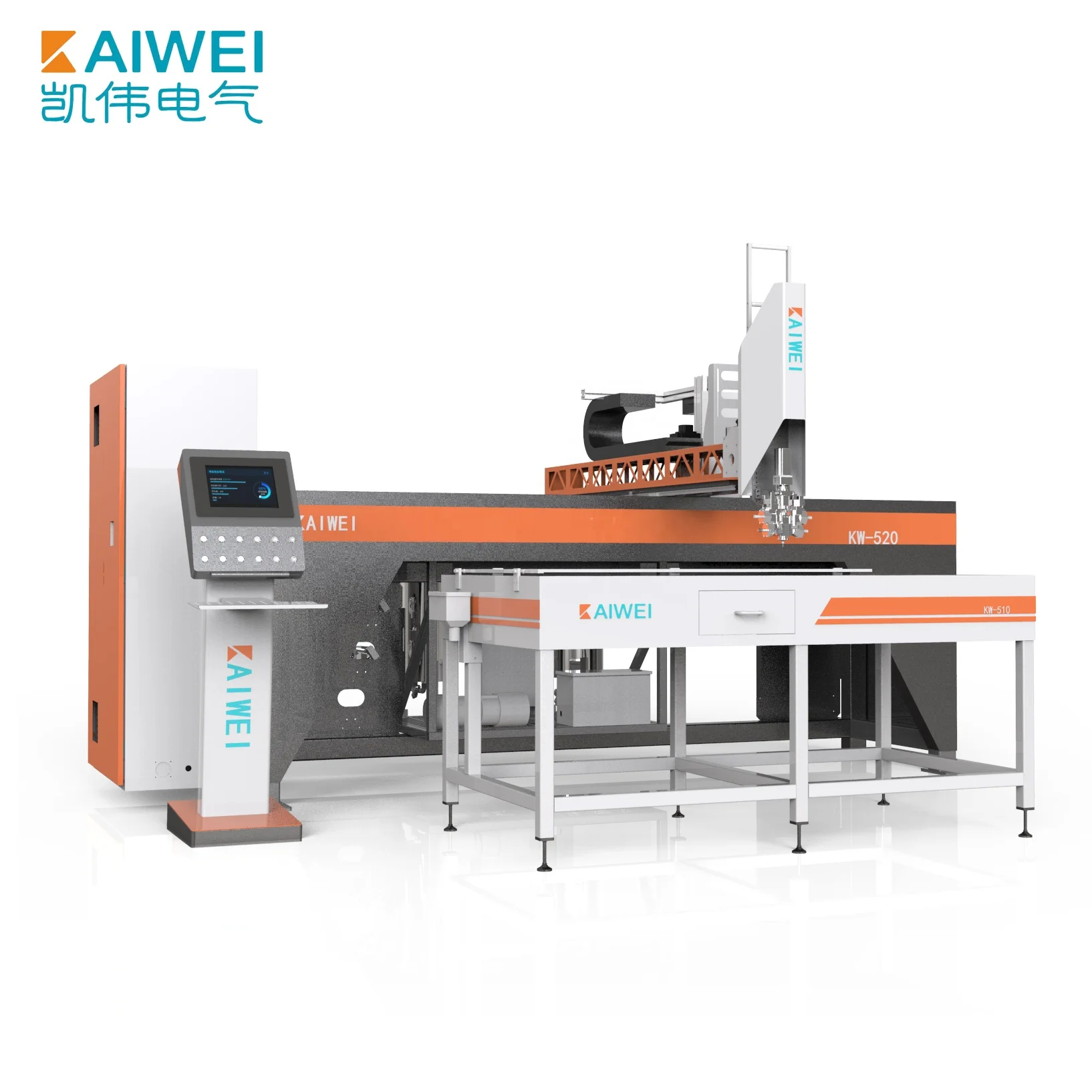 Двухкомпонентная пенообразовательная машина KW520, машина для запечатывания силиконовой пены, машина для запечатывания полиуретановых Горшков