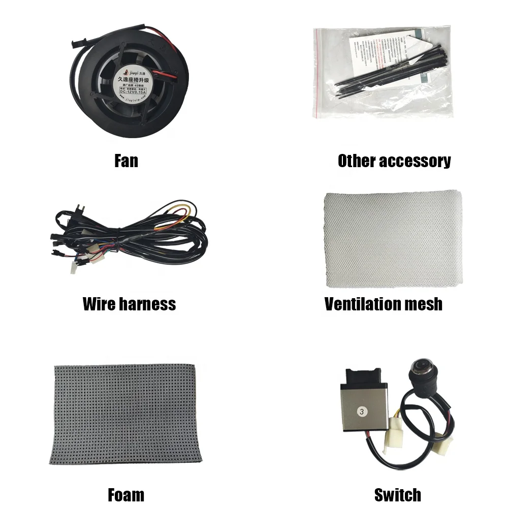 2023 Universal Car Seat Cooling Fan Ventilation System