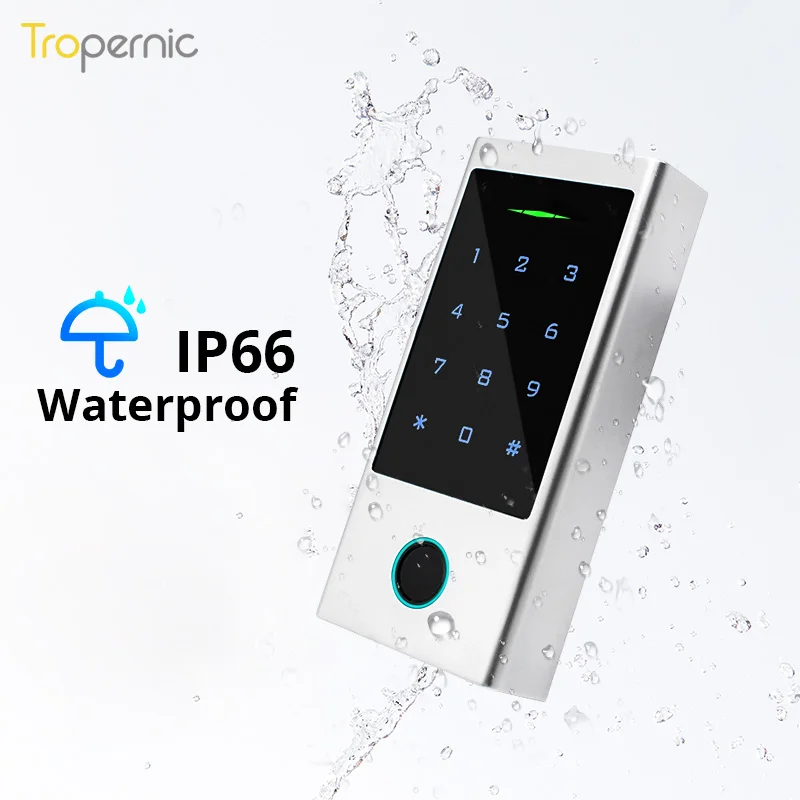 Biometric Code Ip66 Wireless Rfid Card Cerradura Inteligente Wifi Tuya Fingerprint Smart Access Control System