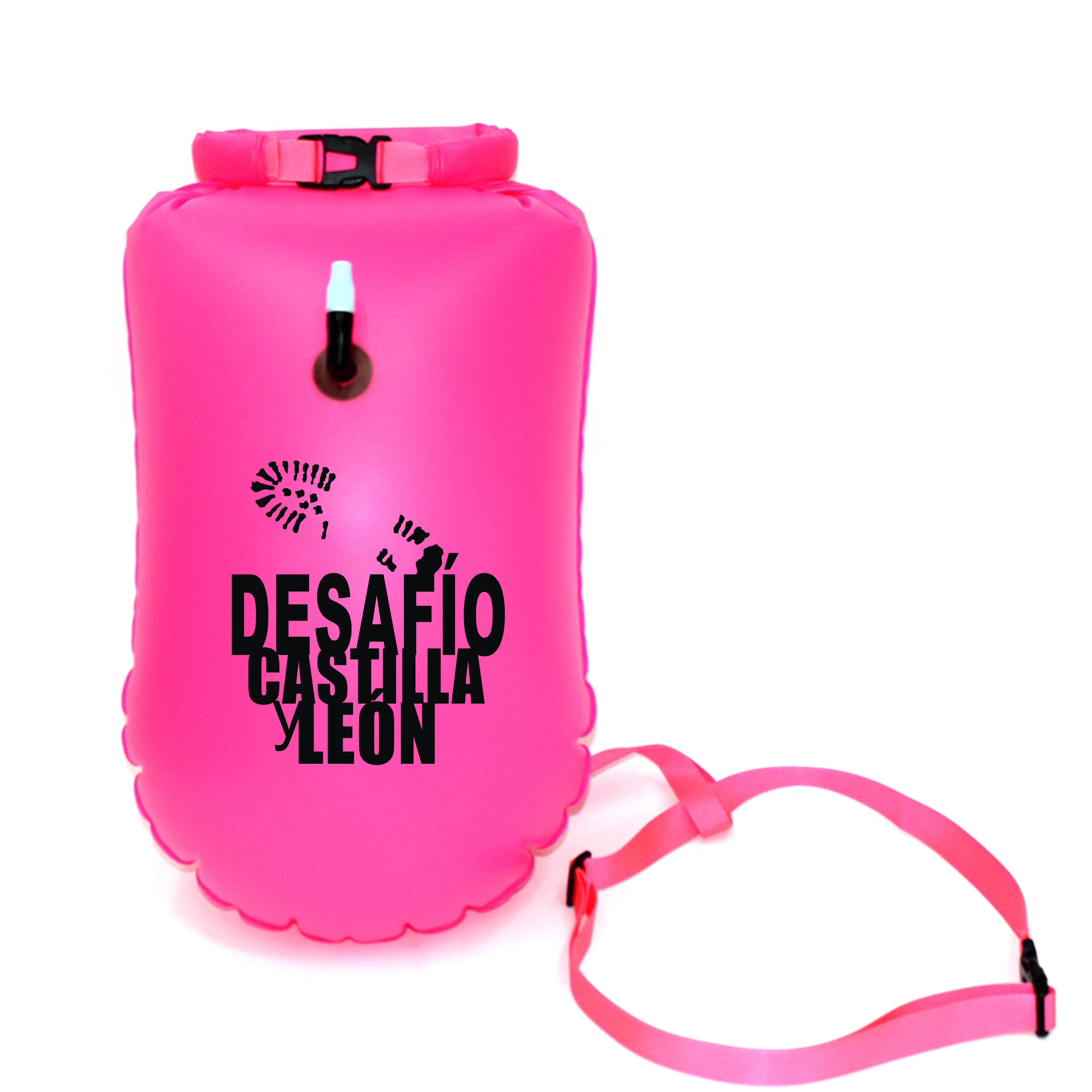 Summer popular Swim Buoy Dry waterproof Bag Swim Safety Float with swimmer